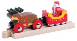 Bigjigs Weihnachtsschlitten mit Rentieren (4)