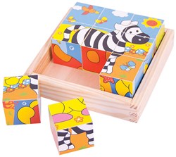 Bigjigs Safari Cube Puzzle