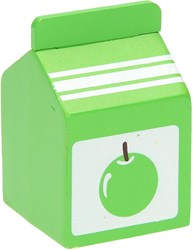 BigJigs jouet en bois brique de jus de pomme - jouet réaliste pour enfants