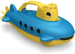 Green Toys Spielzeug U-Boot mit gelbem Griff - nachhaltiges Badespielzeug