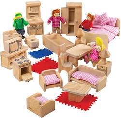 BigJigs Doll Family and Furniture