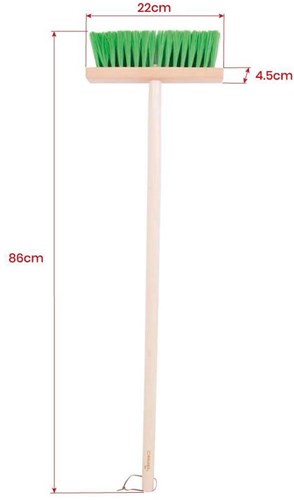 BigJigs balai en bois manche long - balai jouet 88 cm-2