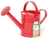 BigJigs Metall-Gießkanne rot - Gartenspielzeug für Kinder