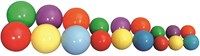 Megaform balles de jeu - set de 6 balles colorées 7cm jouet enfant-2