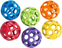 Spordas balles rubberflex lot de 6 - balles de jeu durables pour enfants