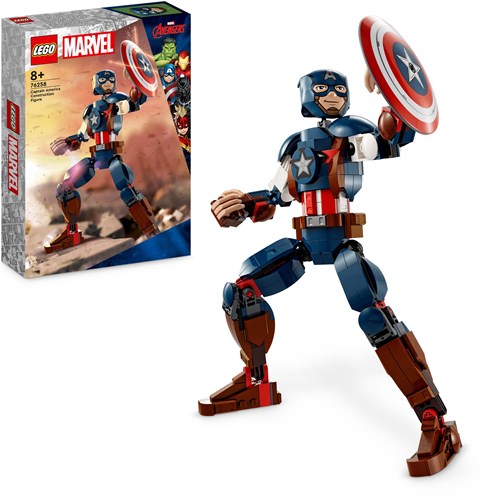 LEGO Marvel figurine à construire Captain America Avengers jouet - 76258-2
