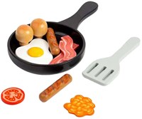 BigJigs set petit-déjeuner en bois jouet - jeu d’imitation coloré pour enfants