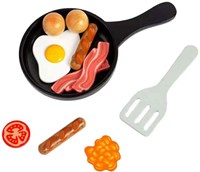 BigJigs set petit-déjeuner en bois jouet - jeu d’imitation coloré pour enfants-2