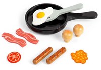 BigJigs set petit-déjeuner en bois jouet - jeu d’imitation coloré pour enfants-3