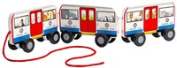 BigJigs Holz London Ziehbus - FSC Holzspielzeug Bus