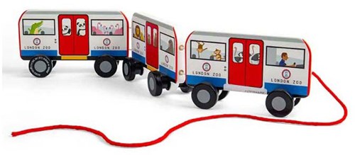 BigJigs Holz London Ziehbus - FSC Holzspielzeug Bus-3