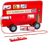 BigJigs Holzspielzeug London Bus Nachziehfigur FSC zertifiziert-2
