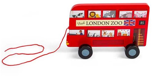 BigJigs Holzspielzeug London Bus Nachziehfigur FSC zertifiziert-3