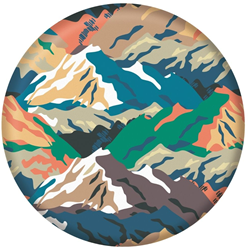 Waboba frisbee Wingman Mountain Scape - disque volant silicone 15 cm