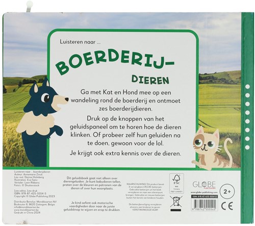 Mondikaarten livre sonore animaux de la ferme livre interactif enfants-3