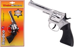 Wicke Pistole Spielzeug Rodeo 100-Schuss Revolver silber