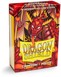 Dragon Shield Kartenhüllen matte Japanisch Crimson 60 Stück - Trading Cards