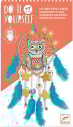 Djeco Atrapasueños para crear Traumfänger zur Herstellung von Lechuza (37961), bunt
