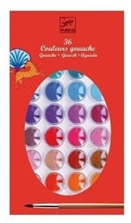 Djeco 8873 Wasserfarben 36 Stück