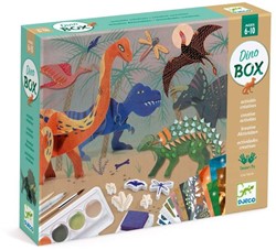 Djeco DJ09331 Cofre multiactividades EL Mundo de los dinosaurios Formen und Farben