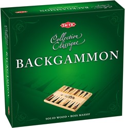 Tactic Backgammon Holz Brettspiel klassisches Familienspiel Gesellschaftsspiel