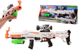 Tack Pro Schaumstoff-Darts Blaster Sniper mit Licht und 20 Darts 75 cm