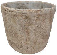 Bloempot steen crème 13,5x12cm