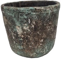 Bloempot steen bruin 16x14cm
