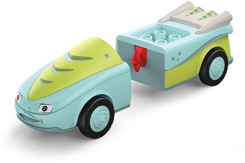 Toddys Spielzeugauto Freddy Fluxy mit beweglicher Figur und Schwungradmotor-2