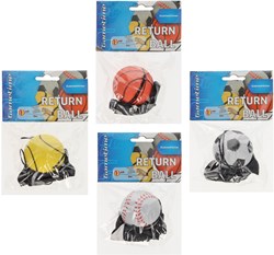 Balle élastique sport jouet avec bracelet - balle de jeu élastique