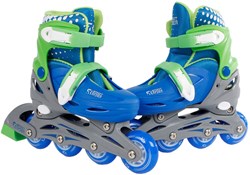 Inline Skates blau verstellbar Kinder Inlineskates Größe 26-29