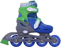 Inline Skates blau verstellbar Kinder Inlineskates Größe 26-29-2