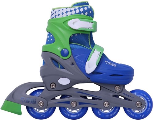 Inline Skates blau verstellbar Kinder Inlineskates Größe 26-29-2