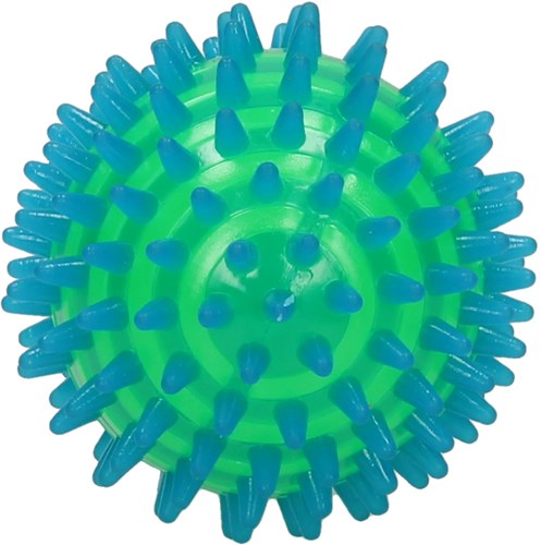 Stuiterball Spikey mit Licht - Spielzeugball mit Stacheln und Beleuchtung-3