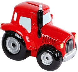 Kids GLOBE tirelire tracteur céramique multicolore - jouet