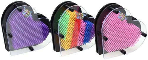Jouet empreinte 3D en forme de cœur Pin iT! art à clous 14cm créatif-2