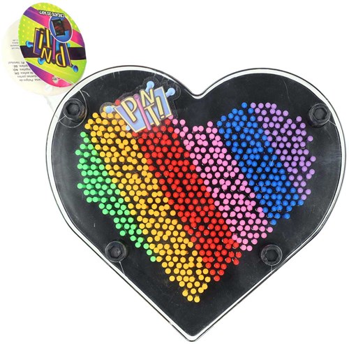 Jouet empreinte 3D en forme de cœur Pin iT! art à clous 14cm créatif-3