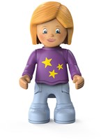 Toddys Spielzeugflugzeug Conny Cloudy mit beweglicher Figur und Schwungradmotor-3