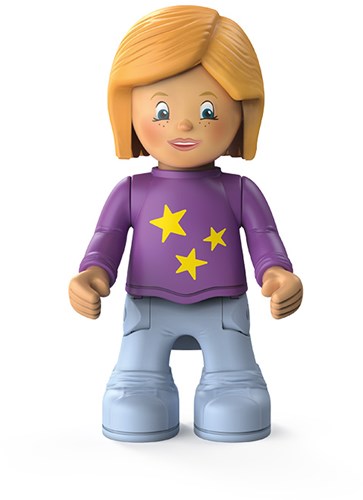 Toddys Spielzeugflugzeug Conny Cloudy mit beweglicher Figur und Schwungradmotor-3