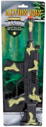 Fusil jouet camouflage avec cliquet 37,5cm pour enfants