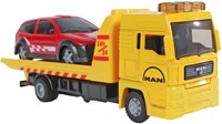 MAN Abschleppwagen Spielzeugauto 19cm mit Auto 10,5cm-2