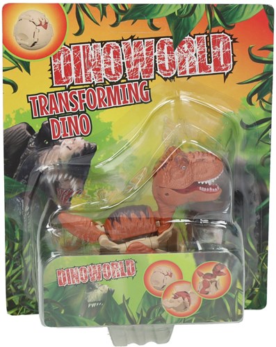 DinoWorld dinosaurusfiguur transforming dino 3ass 9,5cm-2