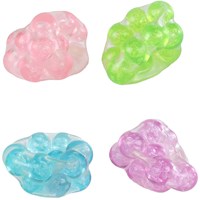Balle anti-stress perles jouet coloré 9cm balle sensorielle crépitante