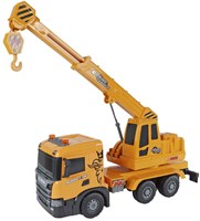 Scania LKW Kran Spielzeug Friktion orange Licht Ton Kinder-3