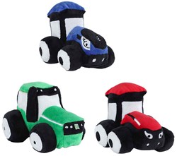 Kids GLOBE Plüsch Traktor Spielzeug - weiches Kuscheltier 13cm mehrfarbig
