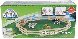 Kids GLOBE Holz Spielzeug Zaun 1:32 - 132cm Bauernhofzaun