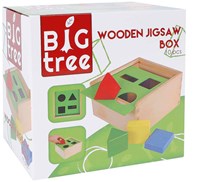 Big Tree vormenstoof hout vierkant 18x18x10 cm