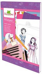 Sycomore Bastelbuch Abendkleidung - Kreatives Spielzeug ab 7 Jahren