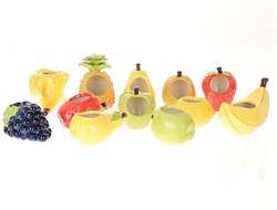 Bloempot/Vaas Fruit o.a. banaan, druif