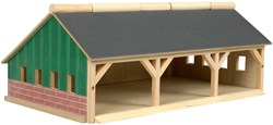 Kids GLOBE landwirtschaftliche Holzscheune Spielzeug 1:87 Traktoren